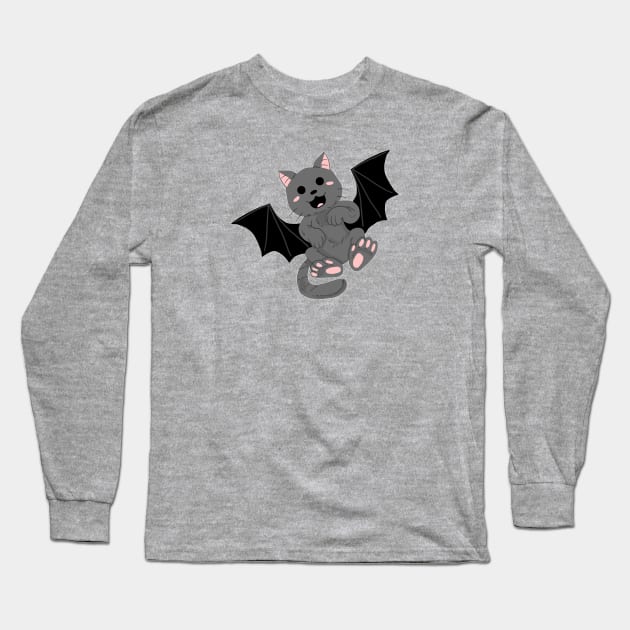 CAT BAT Long Sleeve T-Shirt by droidmonkey